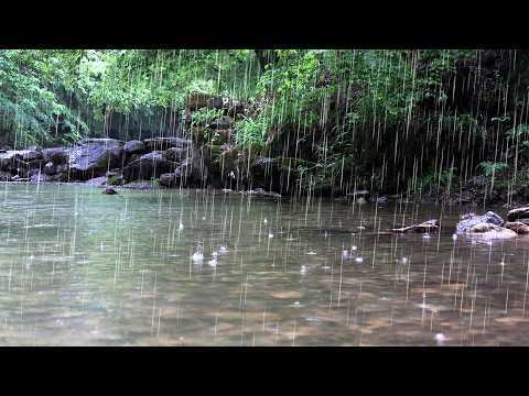 Relaxing rain and water sounds to put you to sleep in 3 minutes | Now you can fall asleep | Healing