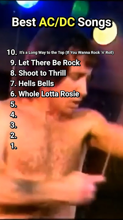 Top 10 Best AC/DC Songs #acdc #top10 #bestsongs #bestmusic