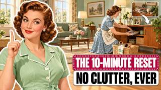 The 'Boring' 1950s Habit That Kept Homes Spotless (No Clutter, Ever)