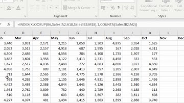 Using XLOOKUP with other Excel Functions - INDEX, SUMIF and SUM