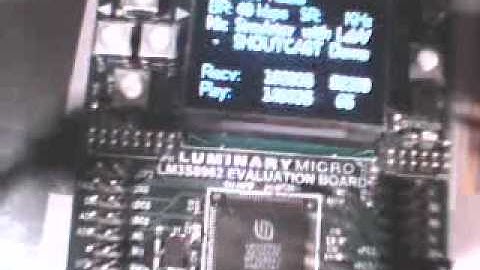 Stellaris SHOUTcast player with LabVIEW for ARM 2009