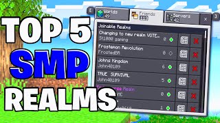 Top 5 Survival REALMS For Minecraft Bedrock 1.21! - REALM CODES