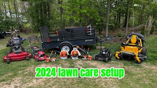 2024 lawn care setup as a 15 year old!