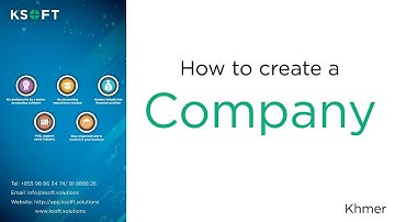 How to create a Company ( Khmer )