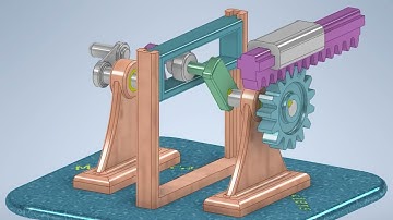Mechanisms for converting rotational motion into linear - Mechanical Principles - ميكانيزمات حركية
