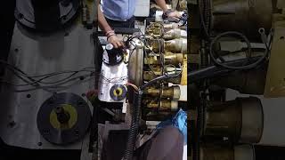 OIL TOP UP IN HAAS MACHINE CAM BOX.