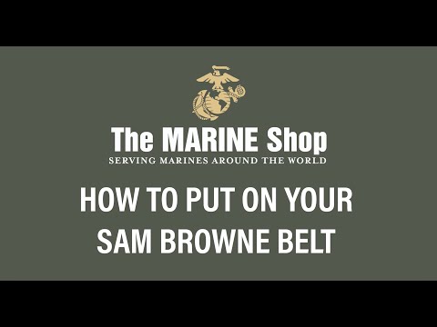 Marine Uniform How To: Sam Browne Belt