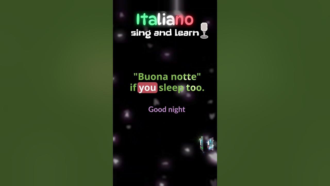 【Learn Italian】through singing Easy Italian Song for Beginners 🎶