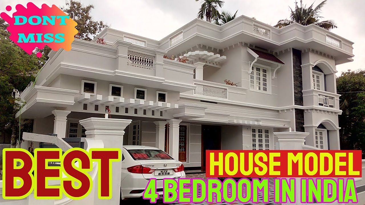 New 4 bedroom House Model in India | Best Home Models | Realestate ...