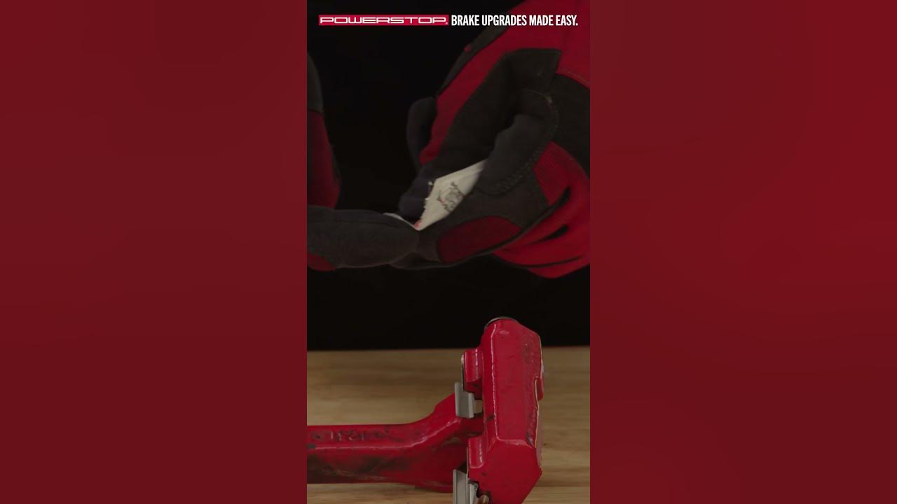 Lubricating Brake Pads For NoiseFree Braking PowerStop shorts YouTube