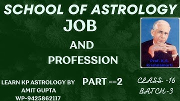 KP ASTROLOGY CLASS 16 BATCH3