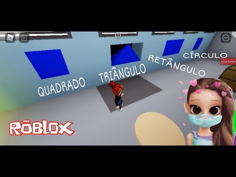 Personagens do jogo ROBLOX a partir das formas geométricas.