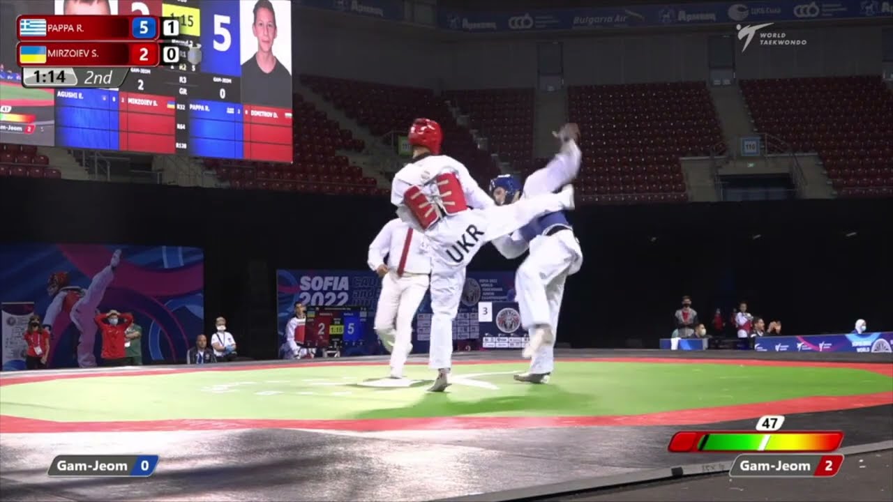 318 R16 M 63kg GRE Pappa Rafael vs URKR Simur Mirzoiev