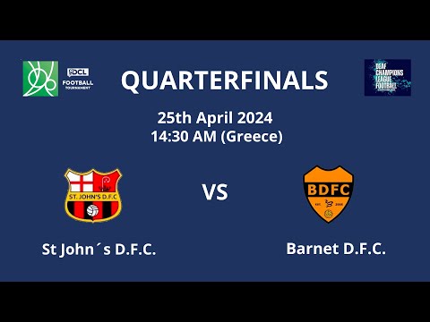 Football 2024 | Men | QUARTER'S FINAL | GAME 22 | ST.JOHN'SD.F.C. vs BARNETD.F.C.