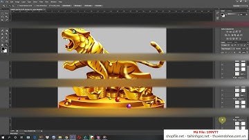 FILE GỐC TƯỢNG HỔ VÀNG ĐỨNG TRÊN NÚI TIỀN TÀI 2022 - 109VTT