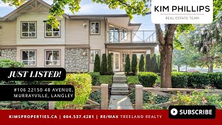 Just Listed | 106 22150 48 Ave, Langley