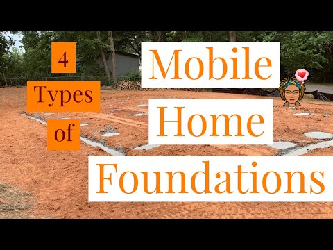 Permanant Mobile Home Foundations | The 4 Types