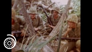 Landings on Okinawa (1945) | Color film of Okinawa assault | US Navy footage
