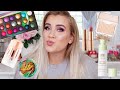 TRYING NEW MAKEUP - Full Face First Impressions | Paige Koren