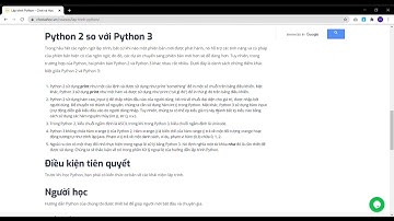 Khóa học lập trình Python