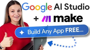 How to Build NO CODE Apps with Google AI Studio + Make.com  🚀  (FREE!)