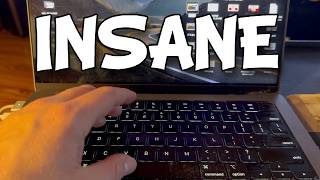 What happens when you type in QWERTY order on a Macbook?