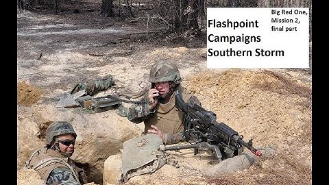 FCSS, USA Campaign: Big Red 1; Mission 2, Tall Order, Final Part, 4/16 holds the line