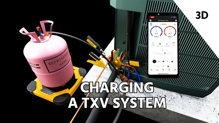 Charging a TXV system with Probes and MeasureQuick