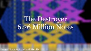 [Black MIDI] TSMB2 - The Destroyer | 6.26 Million Notes