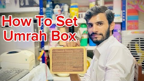 Umrah Box Kaisy Set Krna Hay Comolete Guide With Video