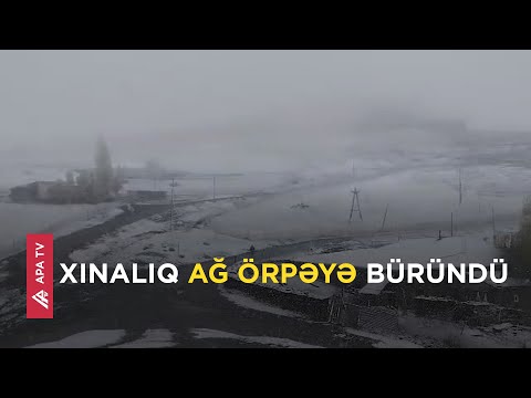 Quba və Qusara qar yağır - APA TV