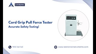 Cord Grip Pull Force Tester Accurate Safety Testing
