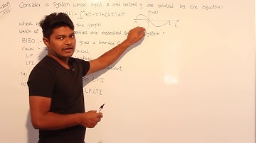 Signals and Systems [Gate 2009 #41] Consider a system whose input x and output y are related by EQN