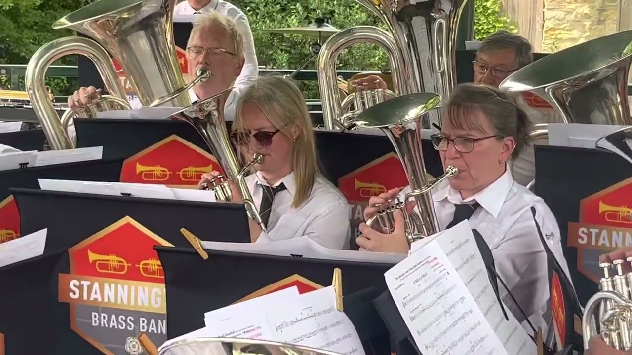 1- Jubilo Jubilo Stannington Brass Band - Wetherby Bandstand 25th June 2023