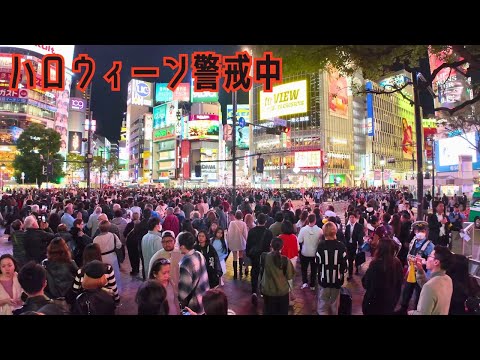 𝟜𝕂 Super High Alert!!🎃Halloween Eve at Shibuya Crossing & Hachiko Square in 𝕊𝕙𝕚𝕓𝕦𝕪𝕒, 𝕋𝕠𝕜𝕪𝕠 𝕁𝕒𝕡𝕒𝕟