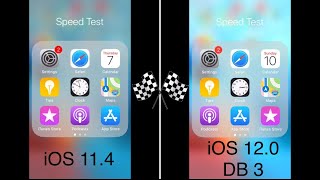 iPhone 5s - iOS 11.4 (left) vs iOS 12 Developer beta 3 (right)