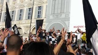 Juve32 festeggiamenti a Torino