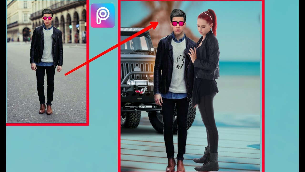 Picsart Romantic love Photo Editing boy girl YouTube