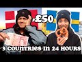 i went to 3 COUNTRIES IN 24 HOURS FOR £50! *cheap budget* | clickfortaz