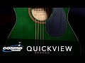 Beavercreek bctd601 34 size acoustic guitar  transparent green quickview  cosmo music