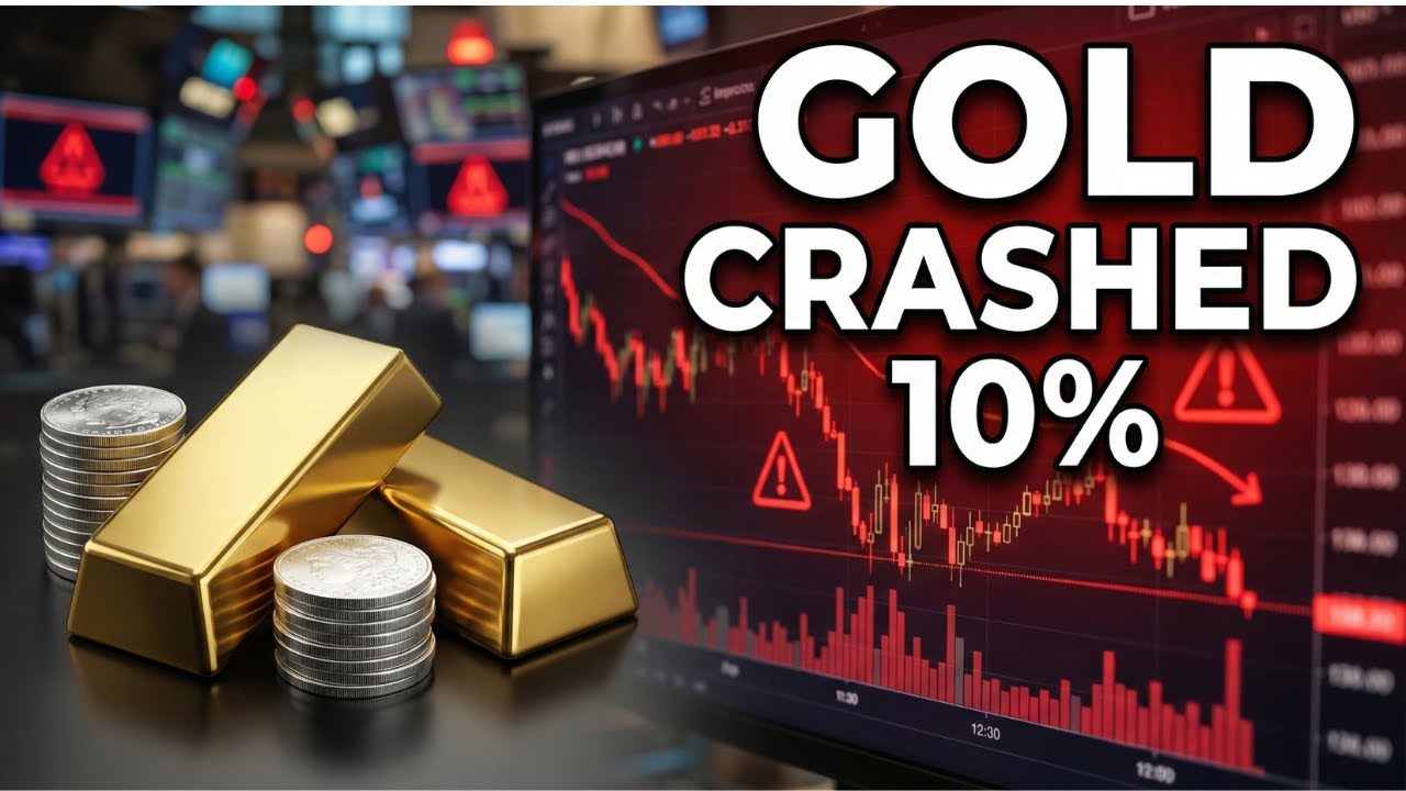 Gold and Silver Prices Crash After Record Highs Market Analysis - YouTube