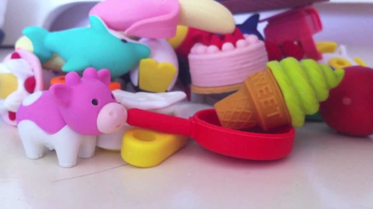 My iWako Eraser Collection YouTube