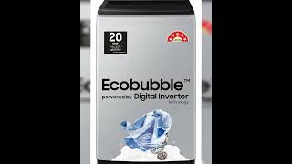 Samsung 8 kg, 5 star, Eco Bubble Tech, Digital Inverter Motor, Soft Closing Door, Fully-Automatic...
