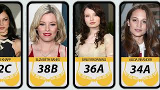 Bra Size Of Beautiful Actresses Beauty Comparison