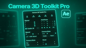 The laziest way to animate a 3D camera in After Effects – Camera3D Toolkit Pro