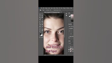 How To Remove Red Eye Spots In Adobe Photoshop