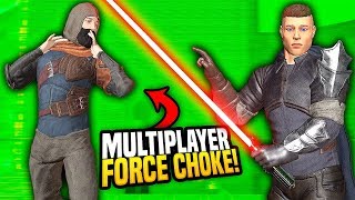 MULTIPLAYER FORCE CHOKE ON WHACKYCAST - Blades and Sorcery VR Mods (Star Wars)