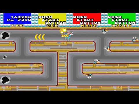 1986 Quartet Arcade Old School Game Playthrough Retro Game 