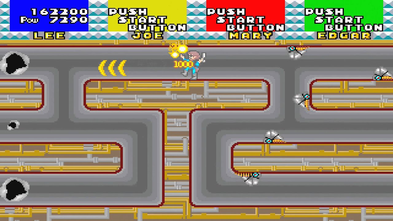 1986 Quartet Arcade Old School game Playthrough retro game