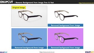 [ 이넘컷 ] 뿔테 안경 상품 사진  _ 배경제거 누끼작업컷_(예시 샘플 및 영상) screenshot 1